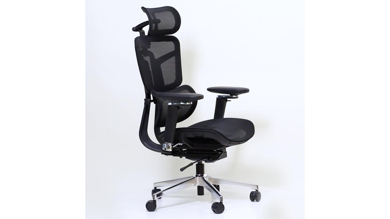 ᐈ Эргономичное кресло Mealux S4 Air Black (HF-S4 M/B) купить в